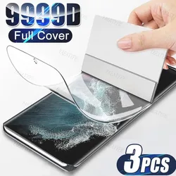 3Pcs Hydrogel Film For Tecno Spark 20 30 30C Go 1 1S Pro Screen Protector Tecno Pova 6 Camon 30 30S Pop 9 Neo Premier Pro 4G 5G