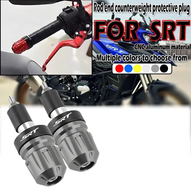 For QJMOTOR SRT 550 800 SX SRT 600 SRT 550SX 800SX SRT800 SRT550 SX Motorcycle  Bar Cap End Plugs Counterweight Cap