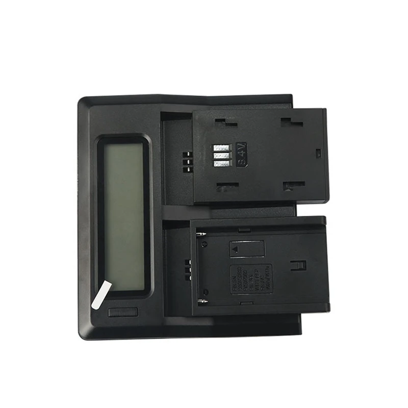 F970 Camera Battery Charger For NP-F770 F750 F550 F960 Fill Light Battery Double Charge LCD Display Charger