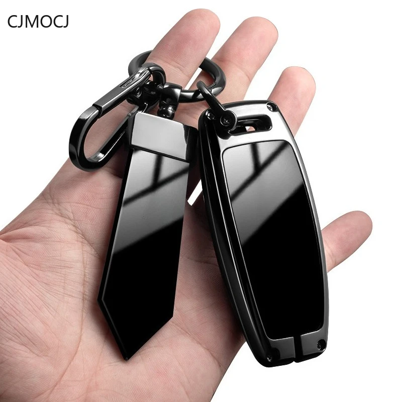 

Premium Gradient Zinc Alloy Key Cover for Audi A6L/A4L/Q5L/A3/Q2L - Protective Key Case Keybag Keychain