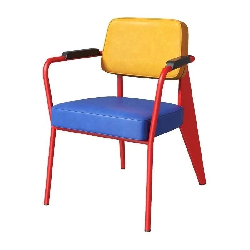 Dining chair stool Italian style home back chair retro Internet celebrity high sense designer chair