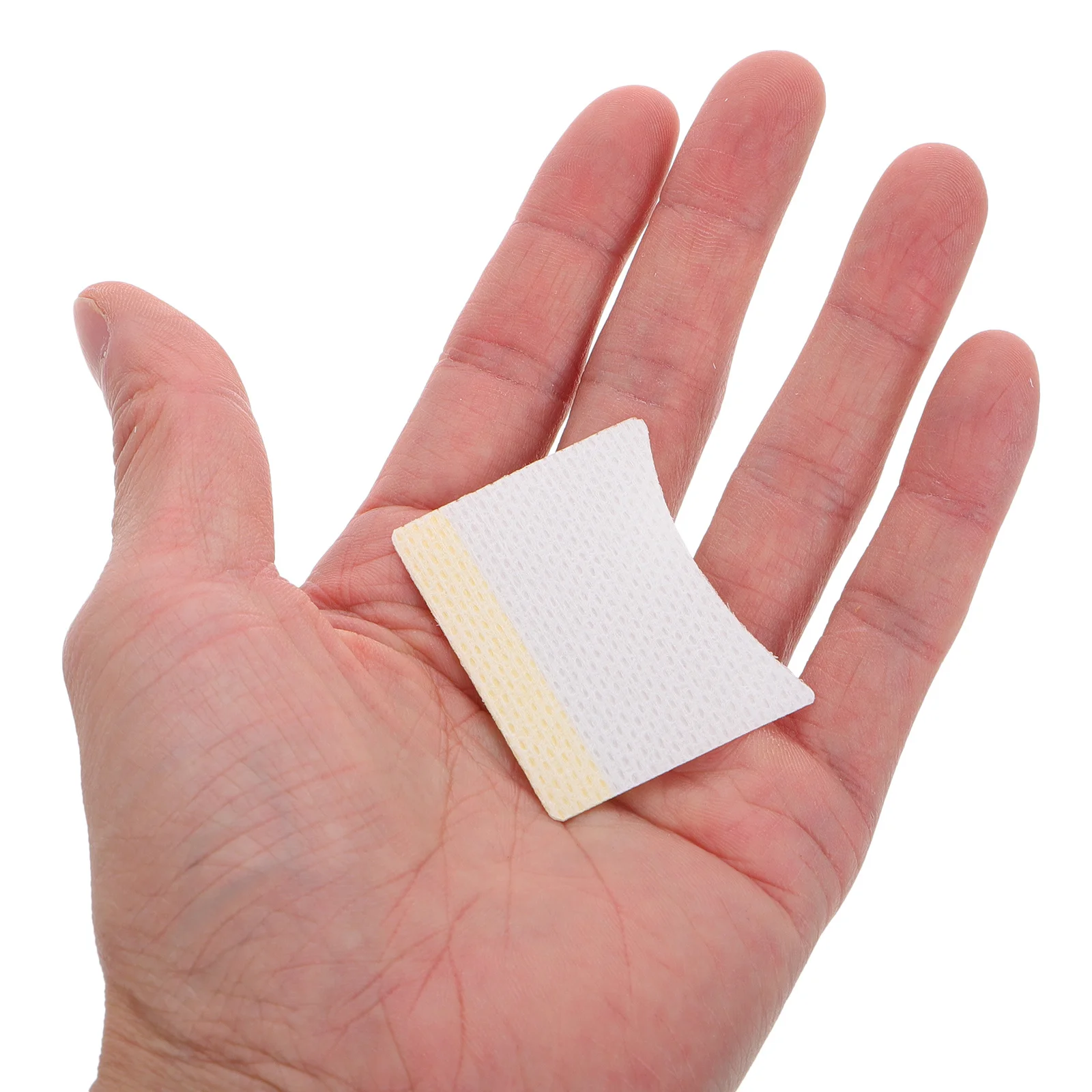 40Pcs Eyelash Extension Cotton Pads Disposable Lint Free Soft Remover Pads for Lash Glue Cleaning Makeup Remover Eye Lash