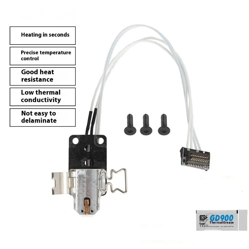 Voor Bambu Lab A1/A1 Mini 3D-printer Hotend Verwarmingscomponent Hoted Verwarming Montageset Accessoires