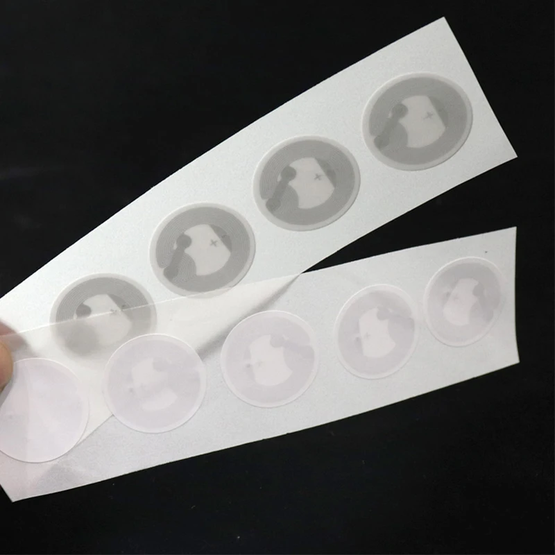 50pc/lot Hot Waterproof NFC Tags 13.56mhz nfc 213 RFID Adhesive Stickers For Mobile Phone NFC Tag