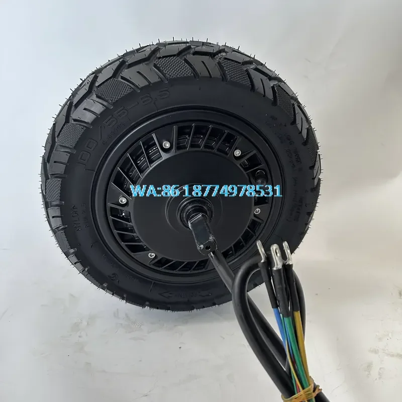 Wmwmnu 11inch Dual Hall Sensor 3000w 5000w 120km/h Gearless Hub Motor for Scooter with Vacuum Tire Wheel