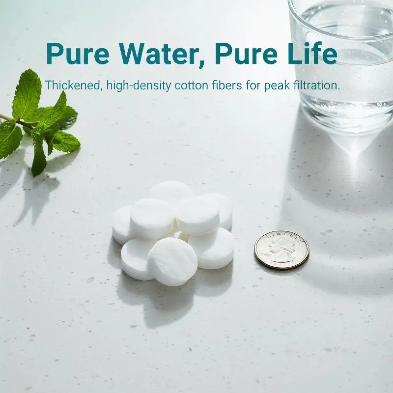 For Kitchen Sink Easy DIY Installation Solution Water Tap Faucet Filter Cotton Prevents Splashing Removes Sand Filters Tap Water