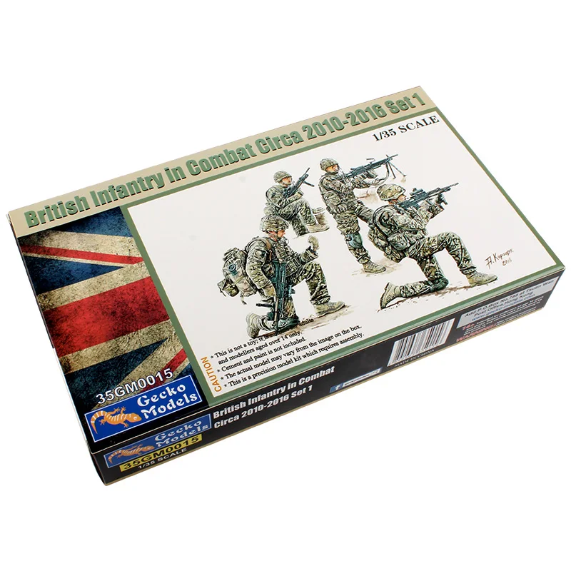 

Gecko Models 35GM0015 1/35 British Infantry in Combat Circa 2010-2016 Set1 - Scale Model Kit