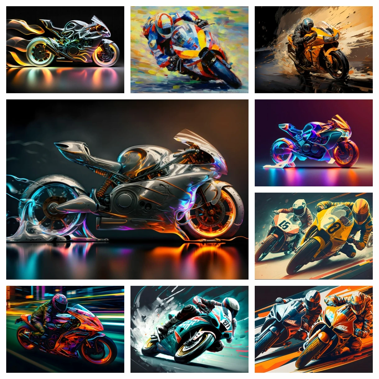 Motorrad Sport 5D Diamant Malerei Wohnzimmer Home Junge Mädchen Club Dekoration Geschenke