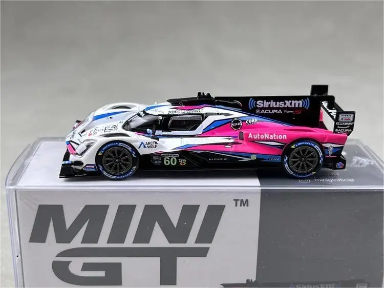 TSM MINI GT 1/64 Minigt 668 ARX-06 GTP 60 Meyer Shank Racing 2023 IMSA Winner Die-cast Alloy Car Model Collection Display Gift