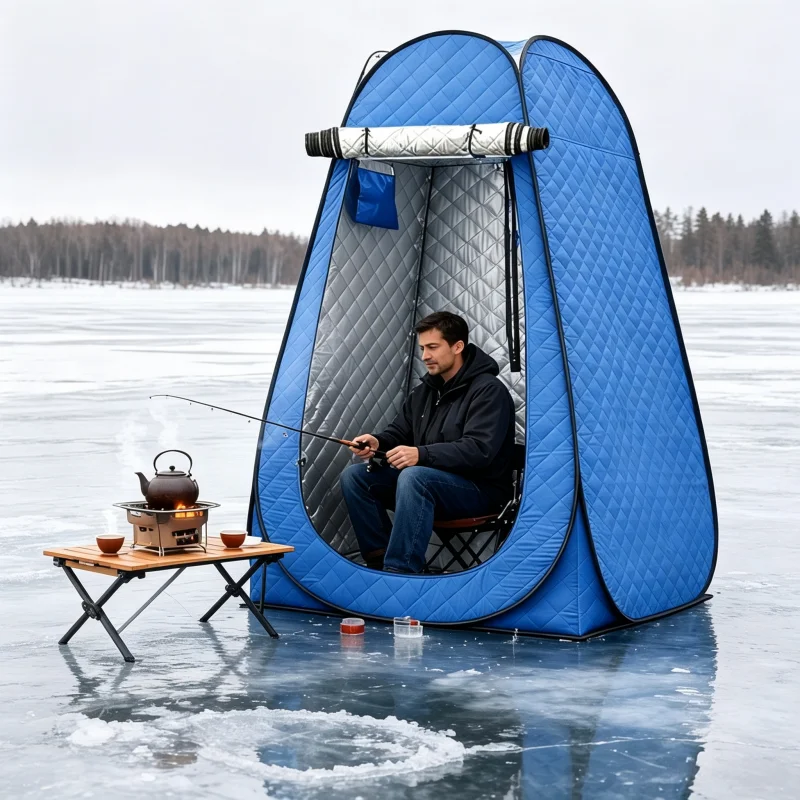 ポータブルサーマルテント 冬キャンプ用シャワー 防水更衣室 - Outdoor Camping Toilet Tent のレビューと価格