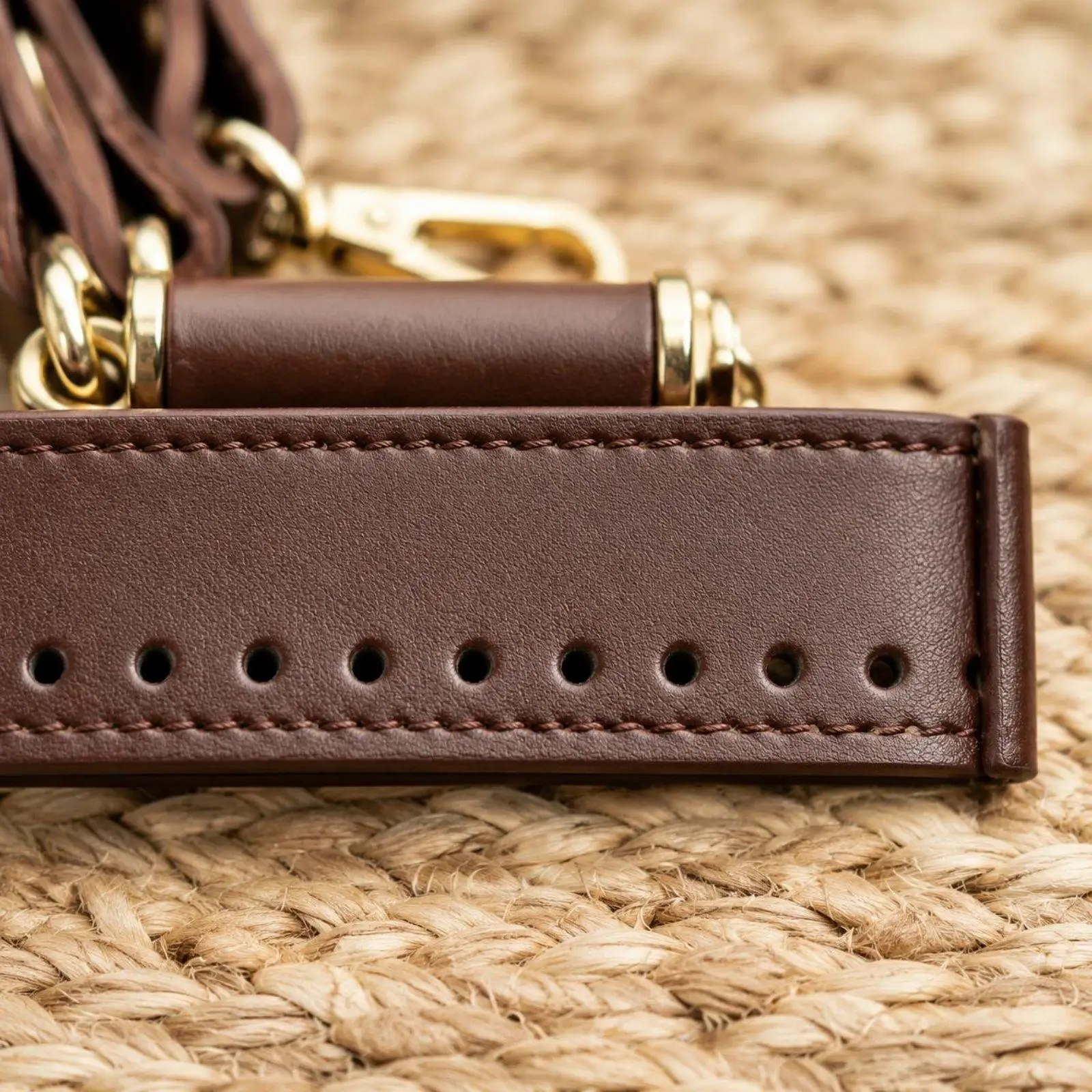 Handwoven Shoulder Strap Bag Handle Set Straw Handbag Accessory for Commuting Shopping and Weekend Outings