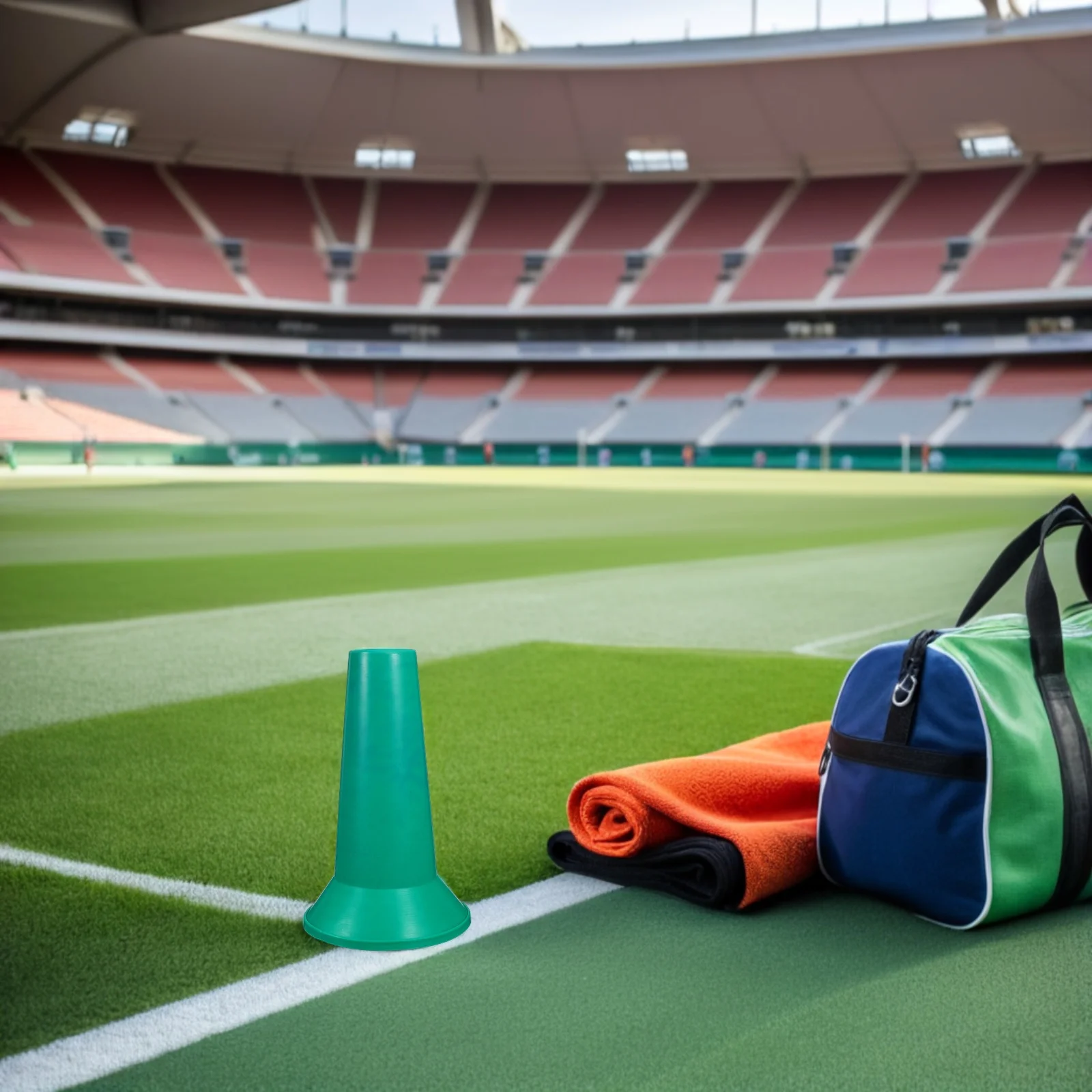 5 قطعة مخاريط حاجز الطريق الآمنة 17 سنتيمتر علامات خفة الحركة البلاستيكية الحمراء لتدريب كرة القدم ملعب كرة القدم مخاريط المرور مخروط حقل خفة الحركة