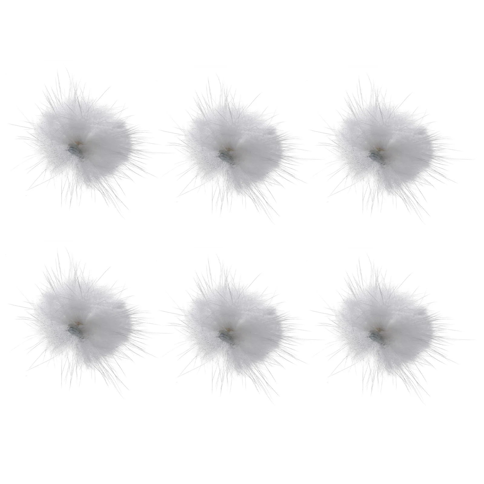 6 قطع من زينة الأظافر بتصميم كرات الشعر الإبداعية، إكسسوارات فن الأظافر سهلة التركيب ذاتيًا لمظهر أظافر عصري، زخارف مغناطيسية