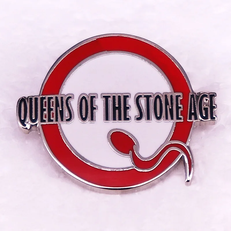 Queen of The Stone Age Rock Band Brooch Musical Badge Accessories Hard Enamel Pin