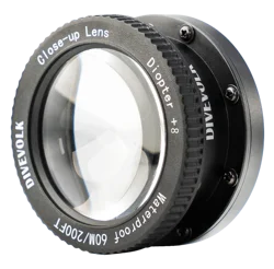 Underwater +8 Close-up Lens, Optical Wet Lens for Seatouch 4 max housing and Camera