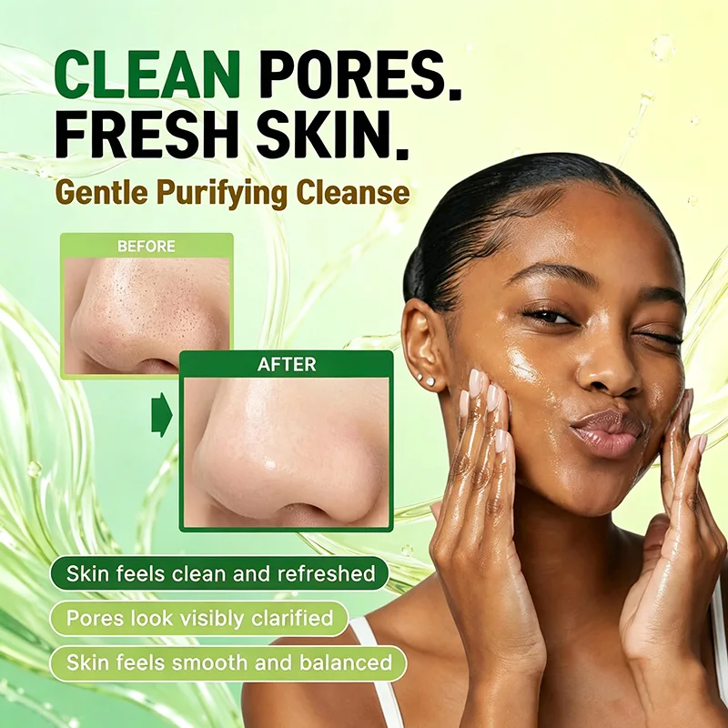 Tea Tree Cleansing Oil, 100ml, Purifying Makeup Remover for Face