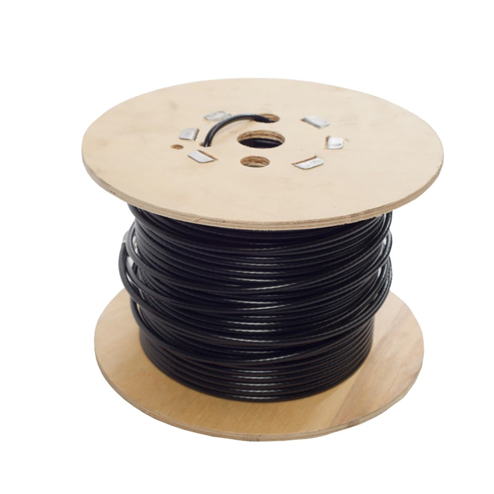 1-6mmBlack PVC Steel Wire Rope 304 Stainless Steel Handling Suspension Steel Cable Rope for Guardrail Suspension Handling 5-100M