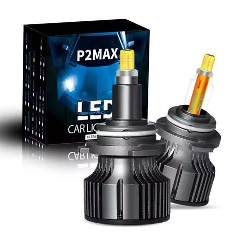 Copper Pillar 6-Sided 360&deg; LED Headlight Bulbs Super White 6000K for Car Headlamp H1 H7 H8 H11 9005 HB3 9006 HB4 9012 HIR2