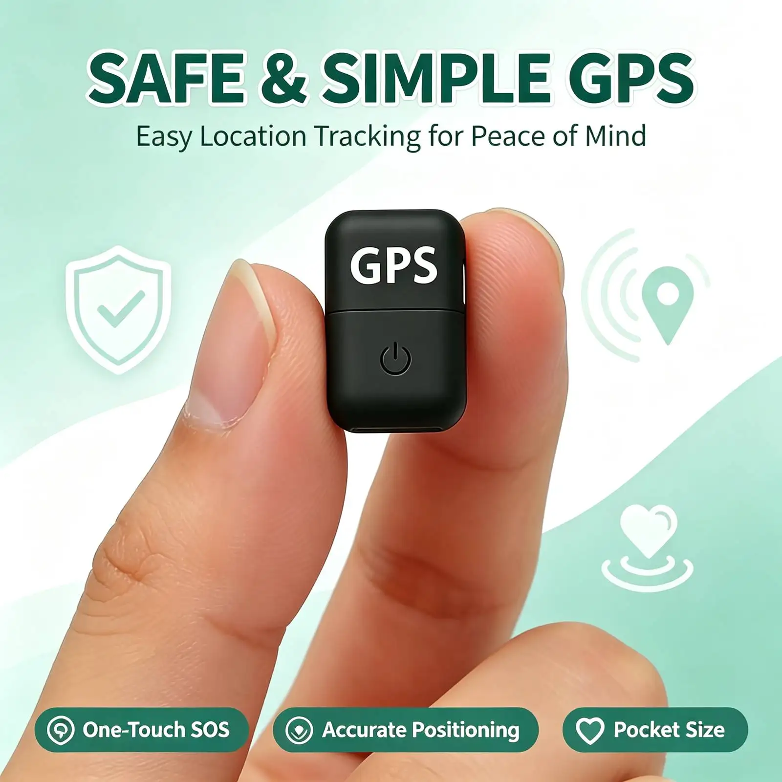 Y16 Mini GPS Tracker, Hidden Real‑Time GPS Locator with Geo‑Fence Alert, Long Standby Battery, Magnetic Discreet Tracking Device, Anti‑Theft GPS Tracker for Vehicles Car Motorcycle Truck Assets Monitoring