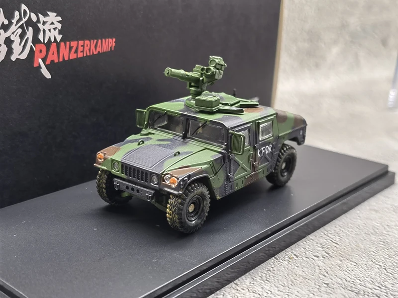 PANZERKAMPF 1:64 Scale Diecast Alloy HUMVEE M1046 Tank Model Wheeled Transport Vehicle Adult Toys Gift Collection Static Display