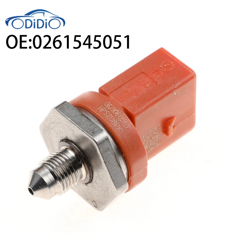 0261545051 0261545050 Car Fuel Rail Pressure Sensor 06J906051D 0261545113 06J906051B For Audi for A3 A4 A5 A6 A8 Jetta Tiguan