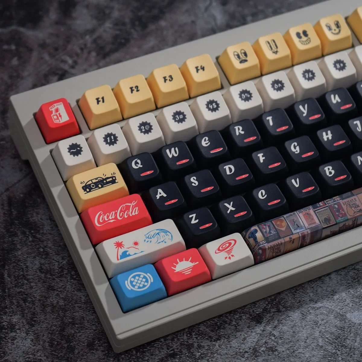 

Original retro mechanical keyboard keycaps personalized full set PBT sublimation MDA/original height