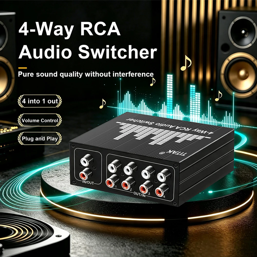 4 cara bi-directional RCA Ster - Musical Instrument Vector ulasan dan harga