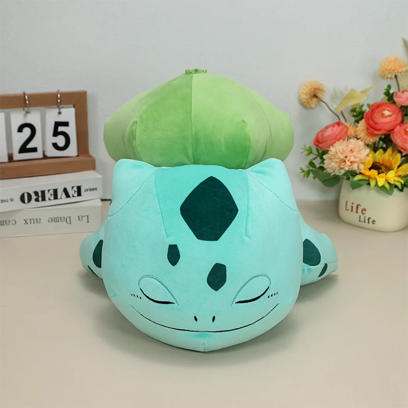 Original Pokemon Plush Bulbasaur Snorlax Dragonite  Soft Anime Dolls Stuffed Animal Kawaii Throw Pillow Birthday Gift for Kids