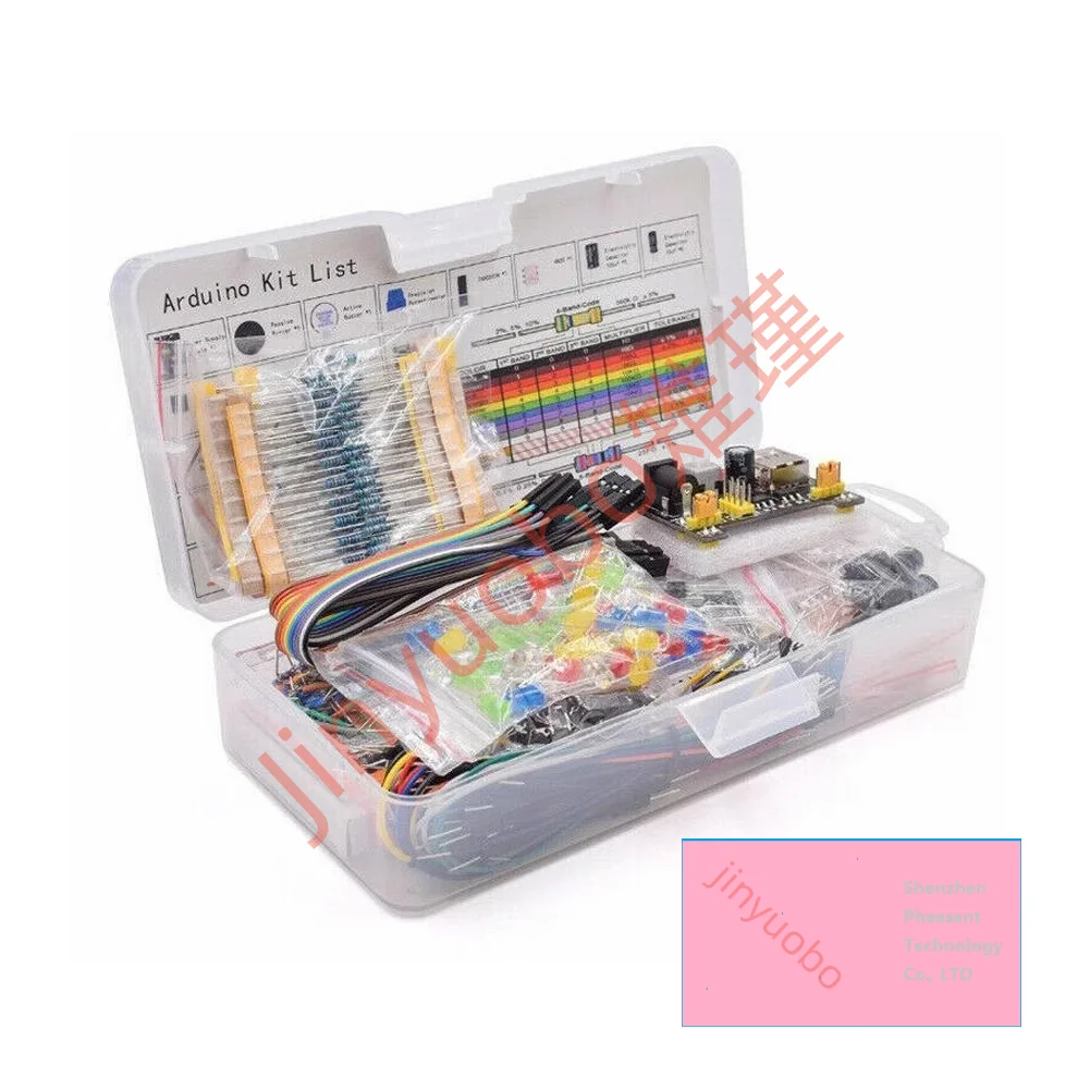 مجموعة واحدة من مجموعة اللوح ذات 830 فتحة MB-102 مناسبة لمجموعة أدوات المبتدئين في حزمة مكونات UNO R3