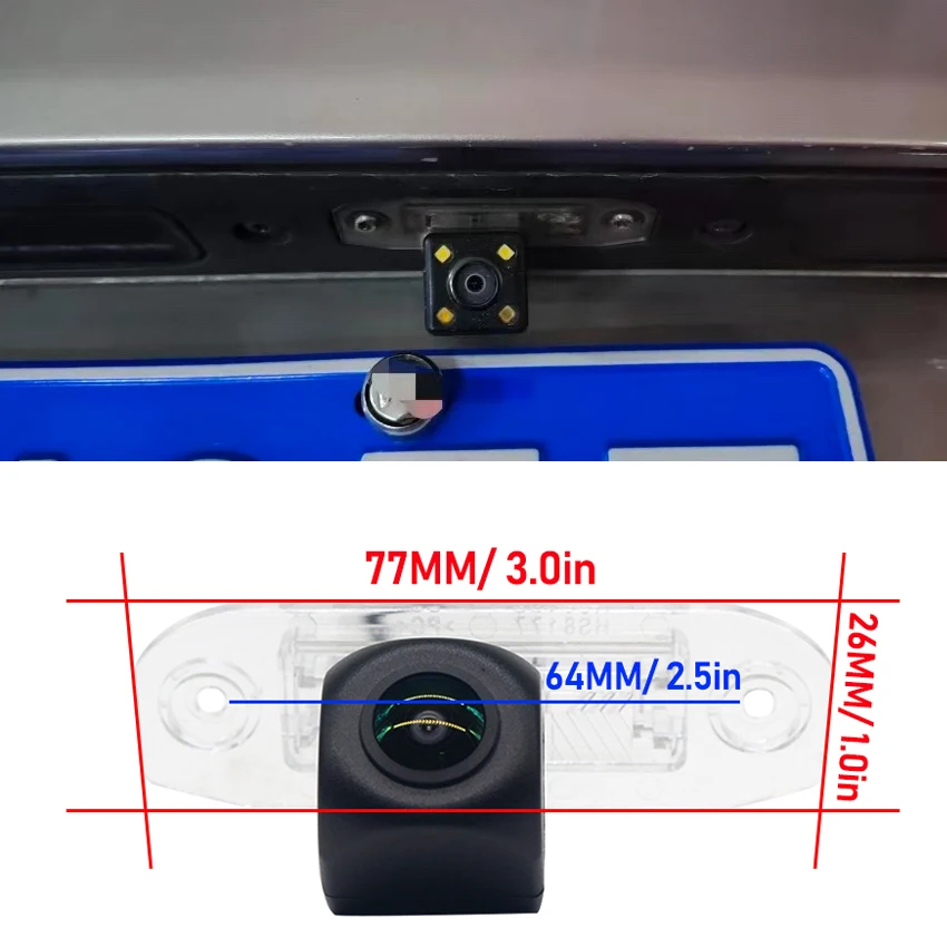 Rear View Camera For Volvo XC90 2003 2004 2005 2006 2007 2008 2009 2010 2011 2012 2013 2014 Full HD Night Vision Reverse Camera