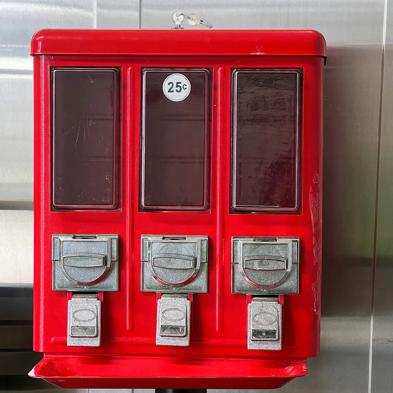 Cilinderslot sleutel muntautom - Vending Game recensie en prijs