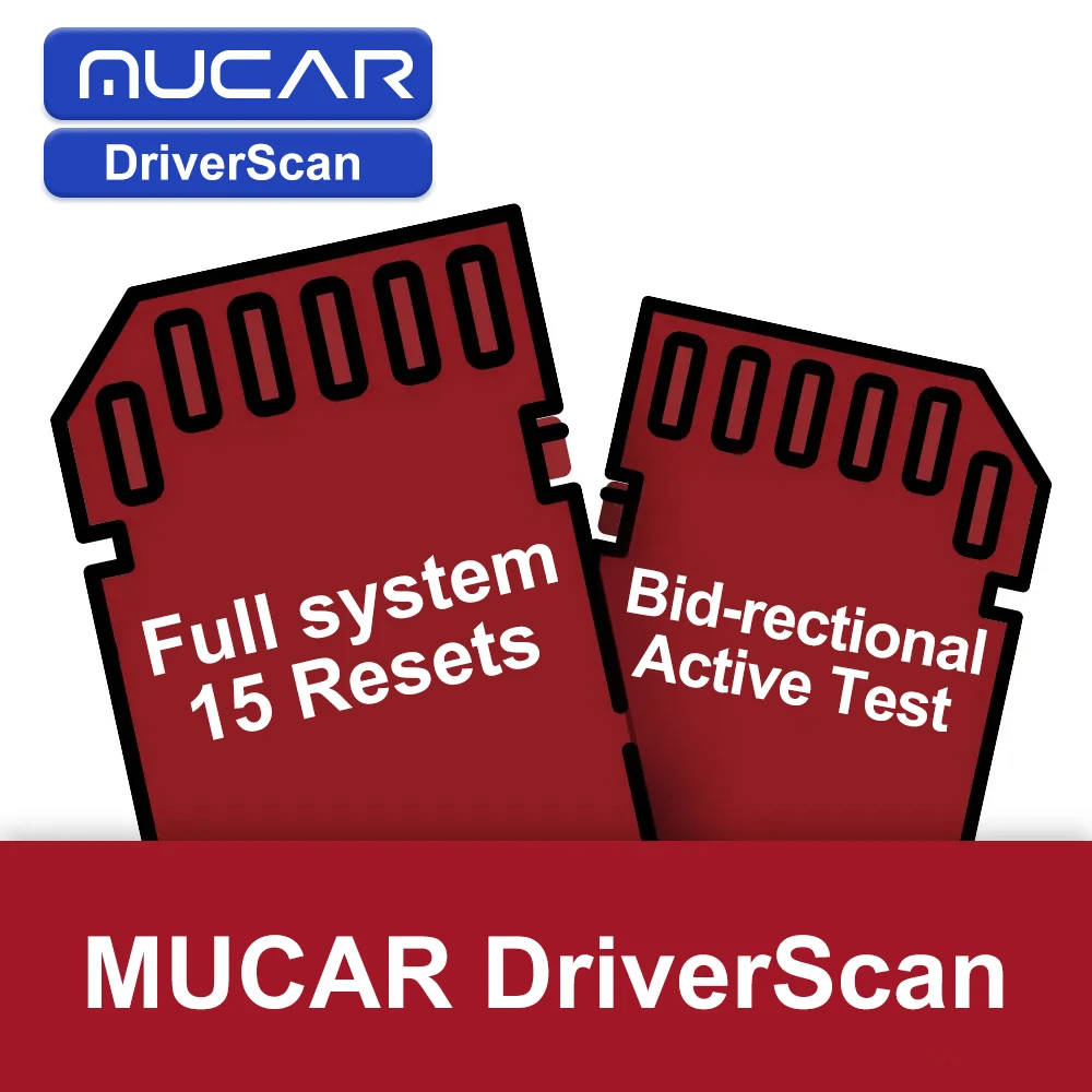 Update MUCAR Driverscan All softwares Renewal Full System Diagnosis 15 Resets Active Test Bi-directional Control for All Cars 1