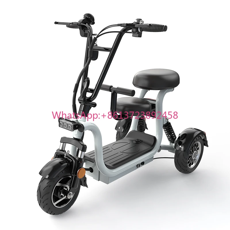 Scooter Eléctrico de 3 Ruedas, Patinete Eléctrico para Adultos, Triciclo Eléctrico para Personas con Discapacidad en Venta