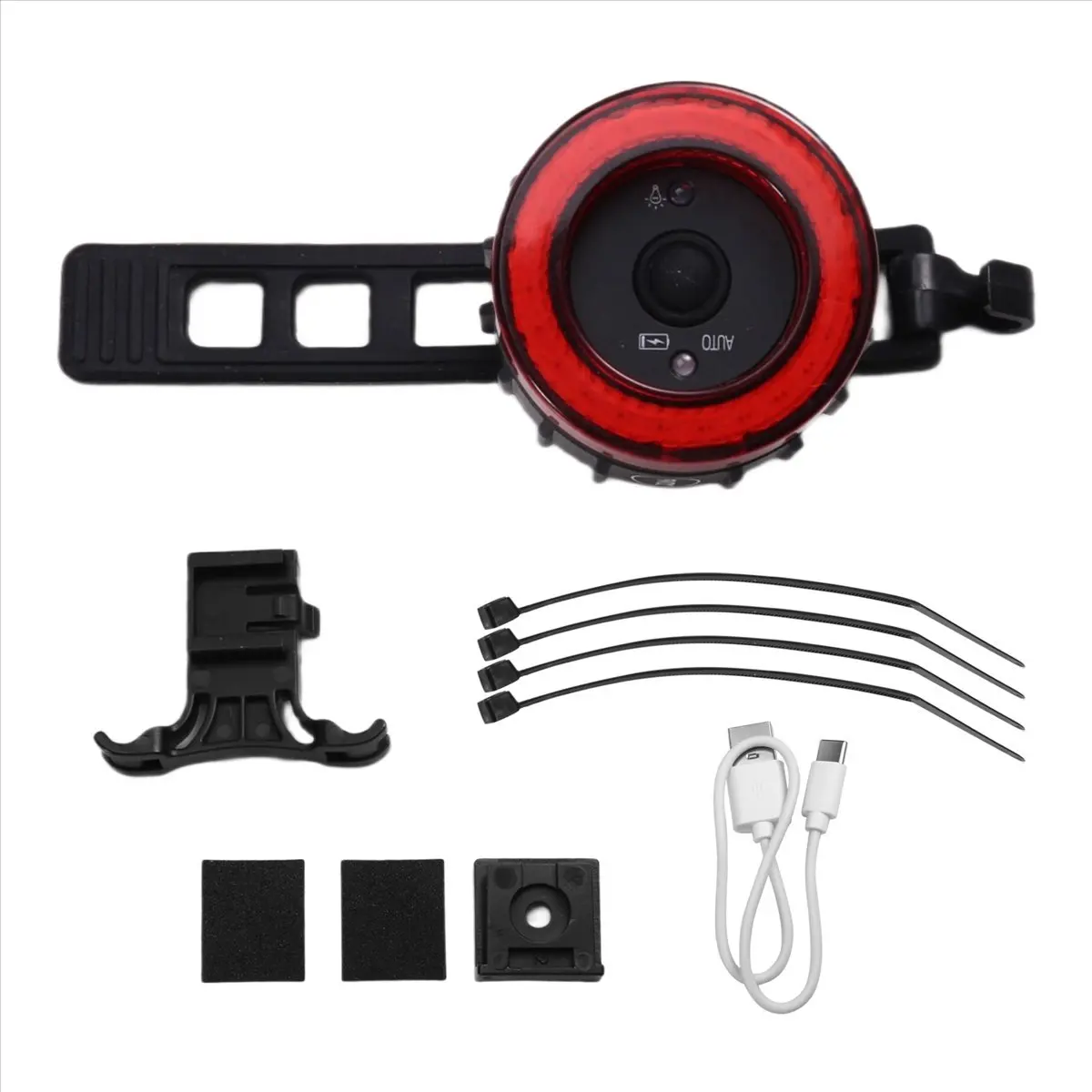 Oct.829 دراجة ذكية الفرامل الضوء الخلفي Cob فتحة كبيرة مقعد آخر وسادة الضوء الخلفي الدراجة ذكي الفرامل الضوء الخلفي #2