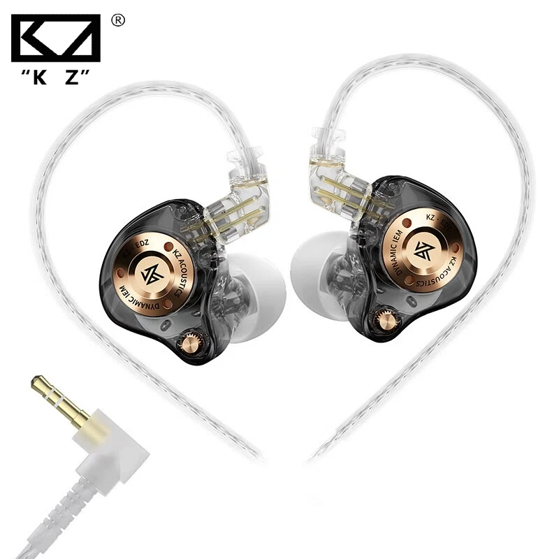 KZ EDZ HiFi Headphones In-Ear Wired Headphones with Heavy Bass Stereo Suitable for Music and Gaming