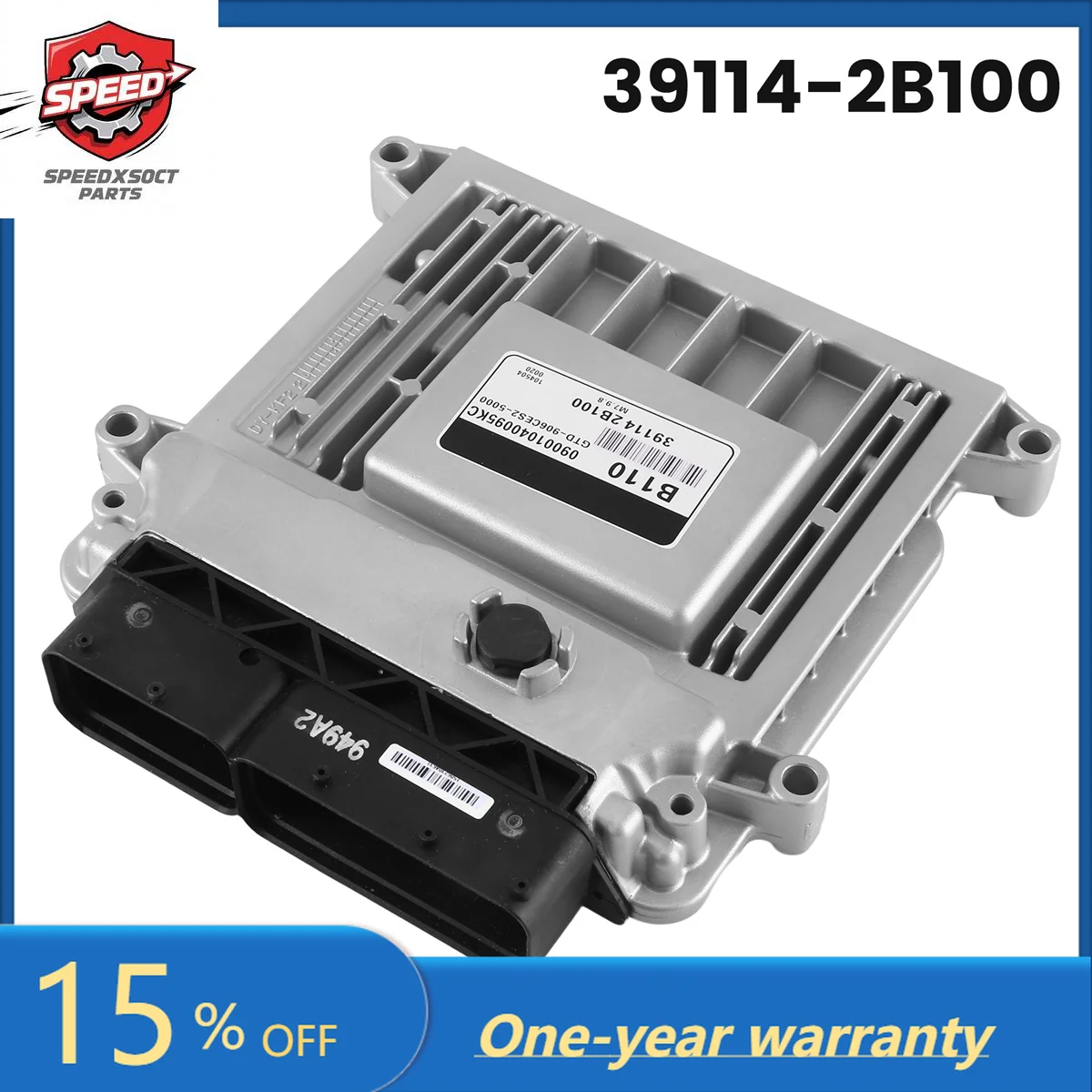 Renovate39114-2B100 39114-2B300 ECU محرك السيارة الأصلي لوحة الكمبيوتر وحدة تحكم إلكترونية B110 B130 M7.9.8 391142B300 أدوات #1