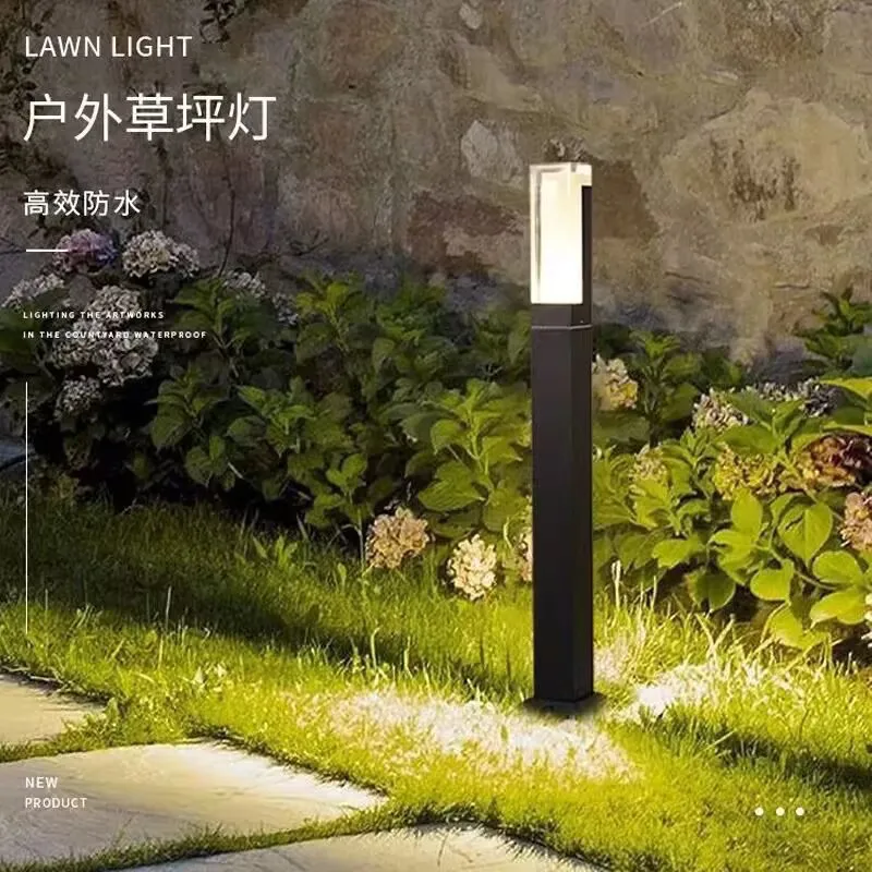 

30/40cm Outdoor LED Waterproof Lawn Light Park Courtyard Aisle Landscaping Lamp Villa Balcony Garden Floor-mounted Lawn Lamp Hot