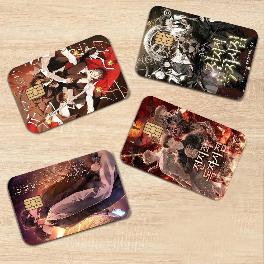 Omniscient R-Reader V-Viewpoint ORV Credit Card Skin Stickers For VISA Bank Card Transportation Card Sticker Anti-scratch Gift