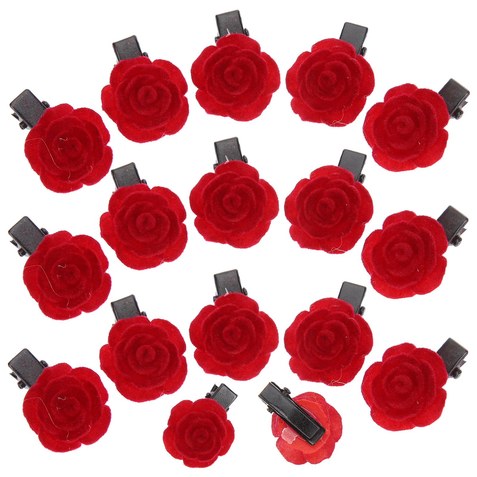 

25pcs Hairpin Acrylic Flower Decorative Women Accessories Wedding Styling Durable Camellia Women Hairpins Rose