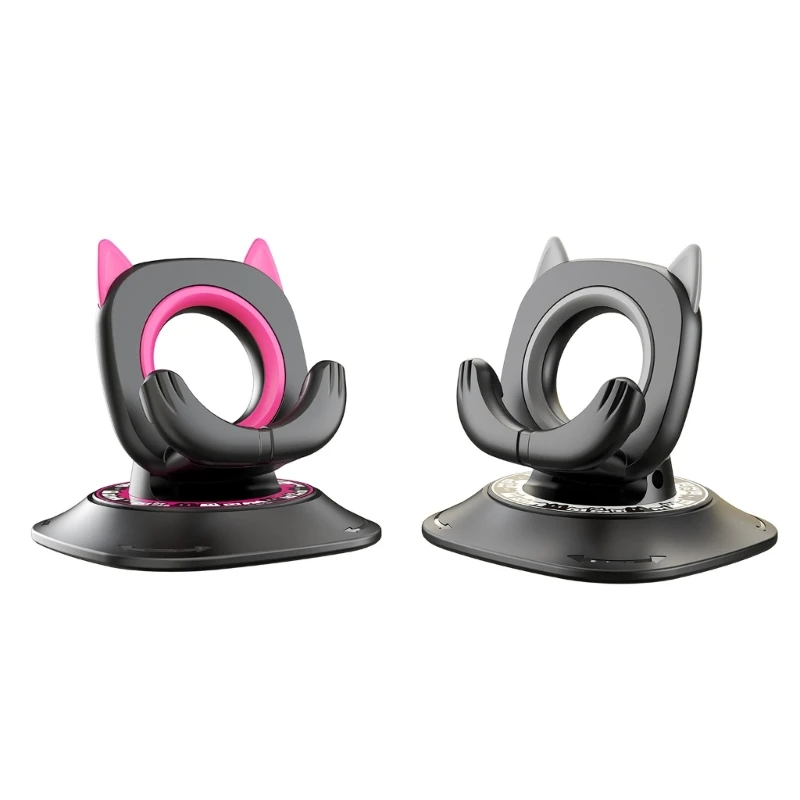 587B Anti Slip Car Phone Mount Holder Rack Support With Flexible Rotating Dashboard Adhesive Base Fit 4-7Inch Mobile Devices