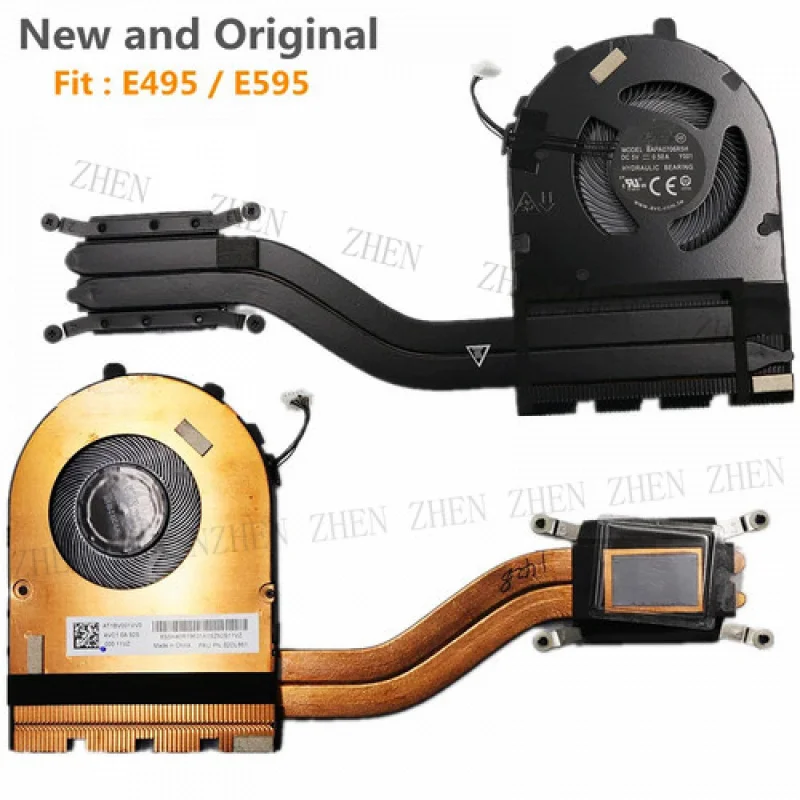 

Y CPU Fan Heatsink Radiator Cooler For Lenovo ThinkPad E495 E595 02DL861 02DL862
