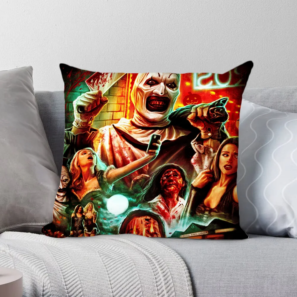 Terrifier Decorative Pillow Covers for Sofa Cushion Cover 45x45 Cushions Covers Ornamental Pillows Home Decoration Living Room