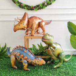 4D Giant Assemble Dinosaur Foil Balloons Animal Balloons Childrens Dinosaur Birthday Party Decorations Balloon Boy Kids Toys