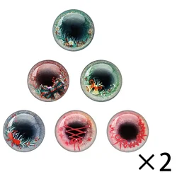 2023 New Blyth Dragon Eyes Anime Doll Glass Eyes Cabochons Round 10MM-40MM Eye Toys DIY Jewelry Accessory MIX Pupil Eye