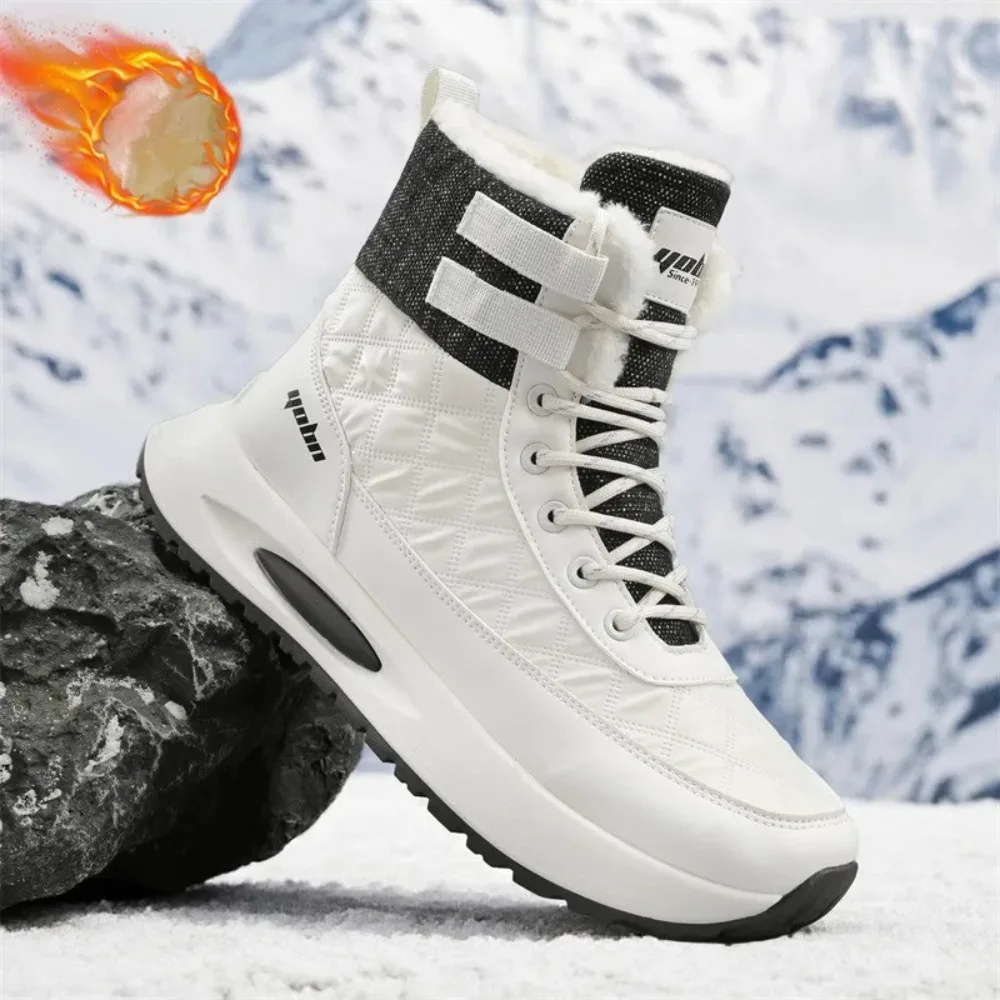 

Winter Plush Snow Boots Man Cotton Shoes Comfort Warm Platform Boots for Men Outdoor Non-slip Casual Boots Man botas de nieve