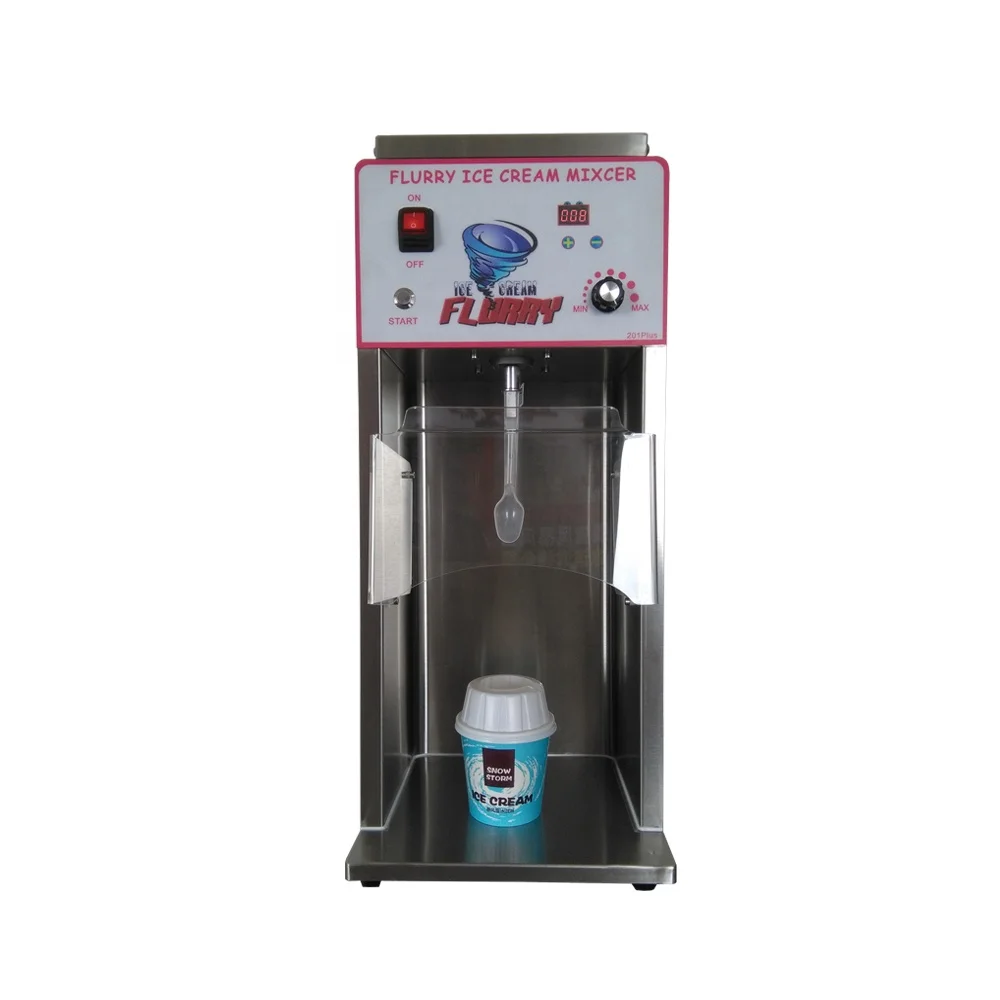 

Flurry Ice Cream Machine Frozen Dessert Mixer With Permanent Soft Ice Cream Agitator Stainless Steel Milk Shake Machine 7500