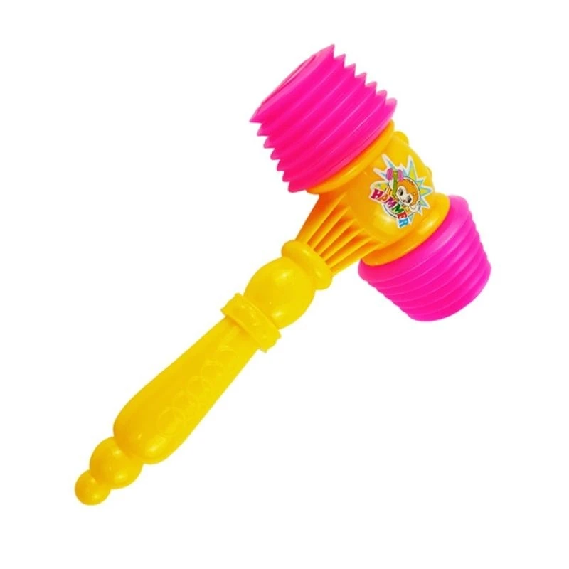 Y4QA Plastic Squeaky Hammer giocattolo per bambini Toy Rattle Rattle Rashing Rattle Perfect for Interactive Game