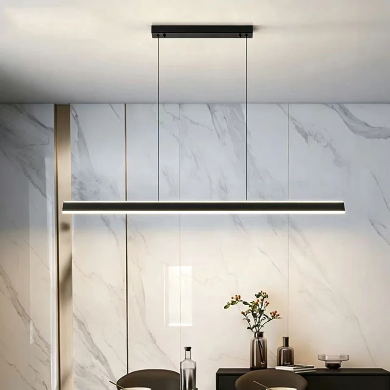 Minimalist LED Chandelier for Villa Home - Modern Ceiling Light for Living Room, Bedroom, Dining Room, Indoor Lighting Fixture view 4
