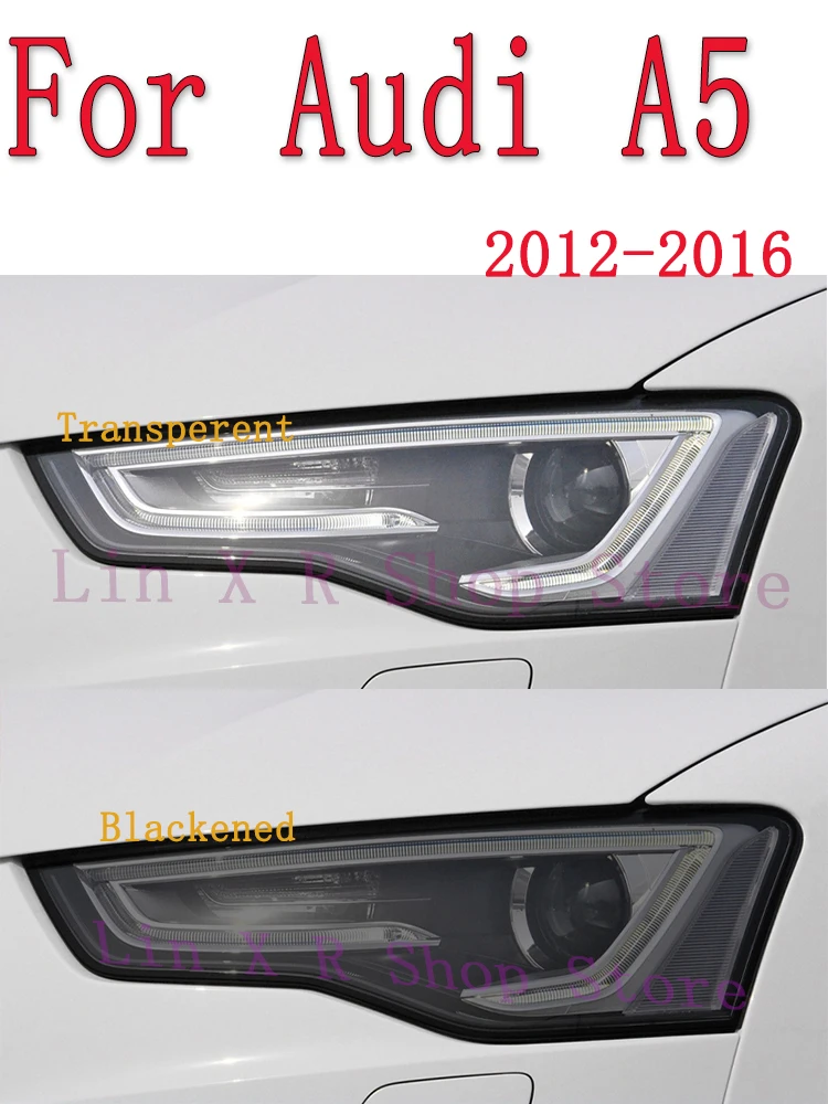 Per Audi A5 2012 2013-2016 TPU fari esterni per auto pellicola protettiva antigraffio fari riparazione adesivi accessori Refit