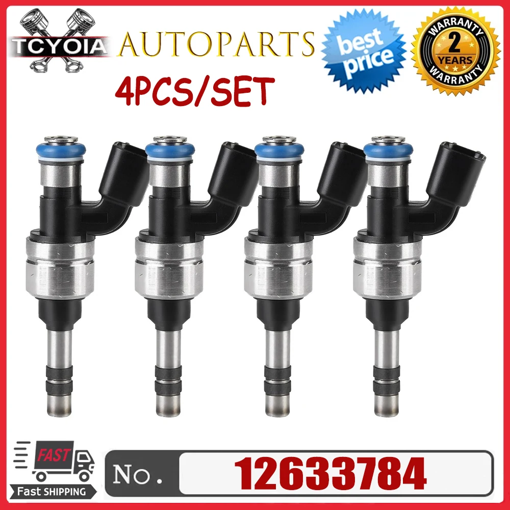 

4pcs/lot Fuel Injector Nozzle OEM 12633784 for LaCrosse Regal Verano Captiva Sport Equinox Impala Malibu Terrain 2.4L L4